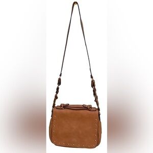 Studded Messenger Crossbody Bag Justfab